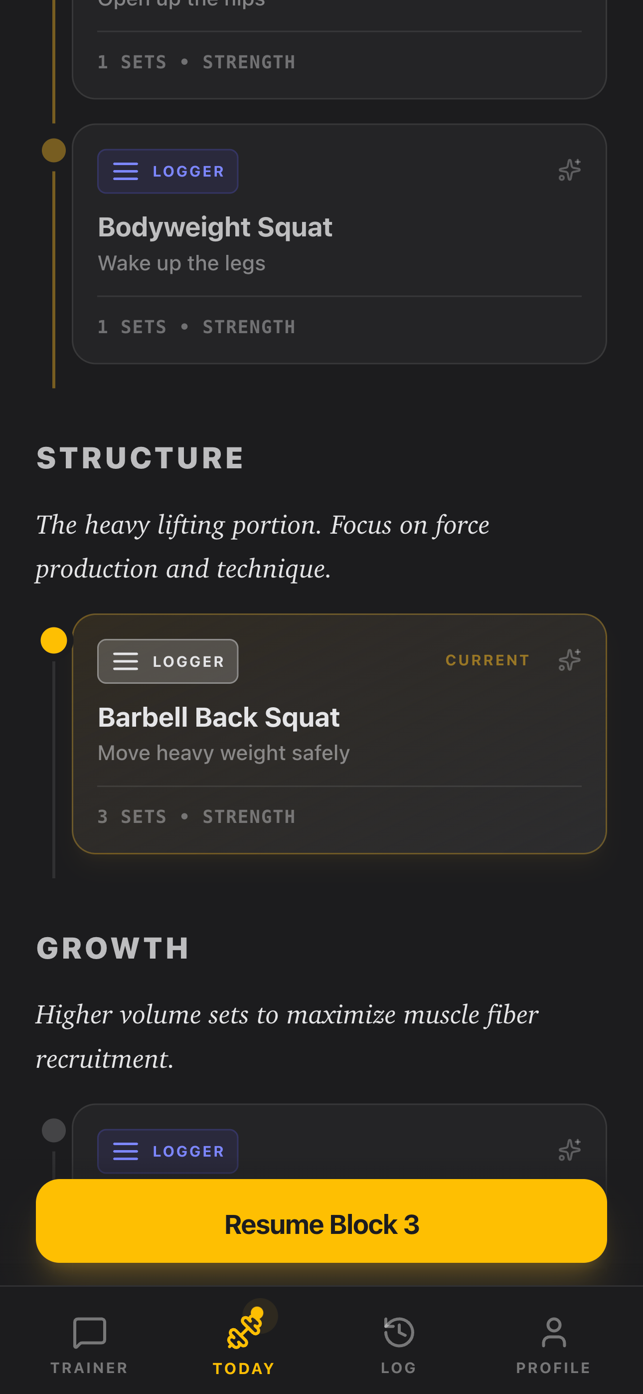 AI shifting session to corrective mobility
